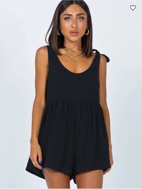 Princess Polly Black Tay Romper